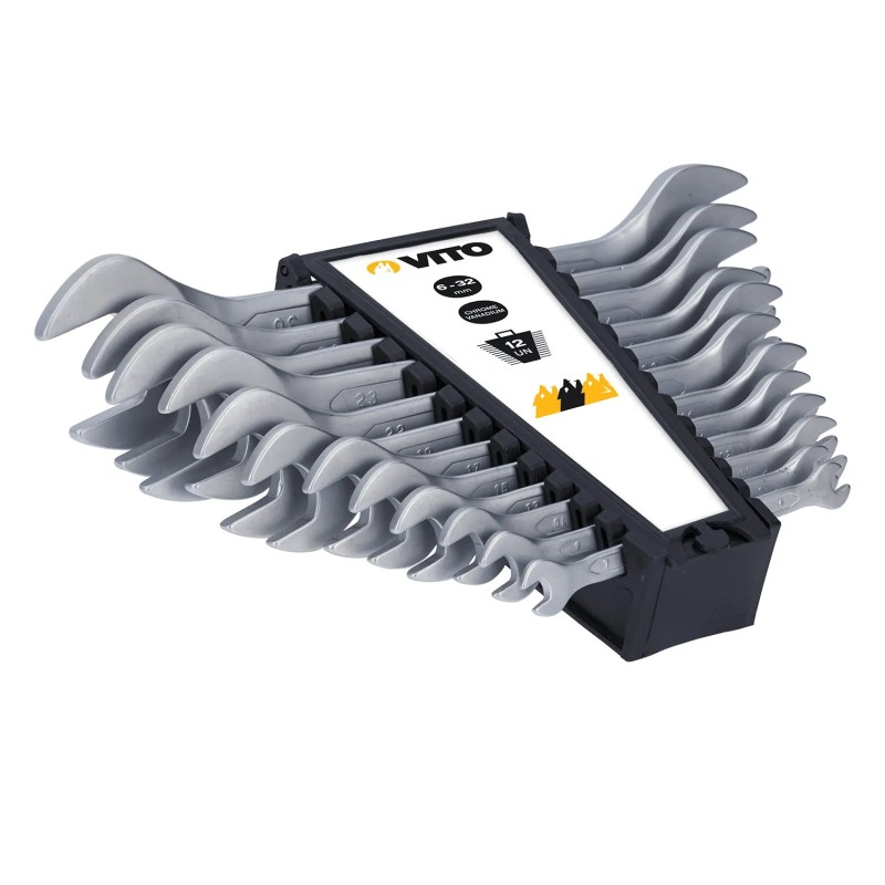 JUEGO DE 12 LLAVES FIJAS