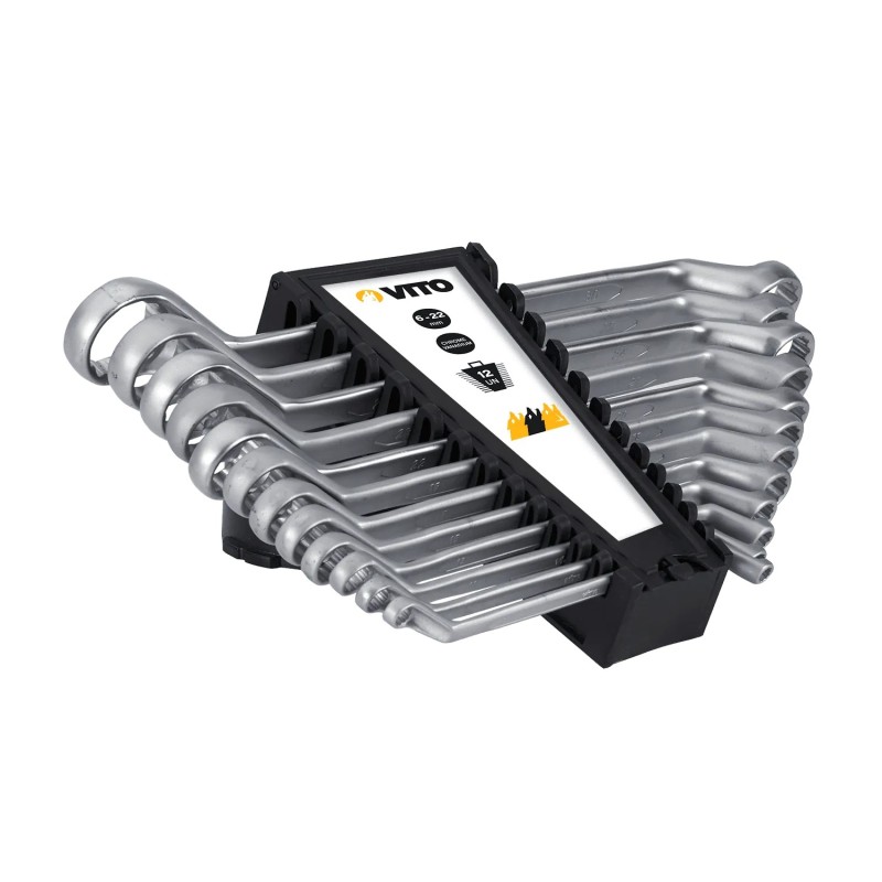 JUEGO DE 12 LLAVES ESTRELLA ACODADAS